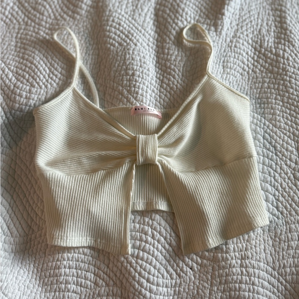 White Bow Top